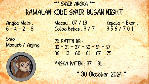 Prediksi Busan Night