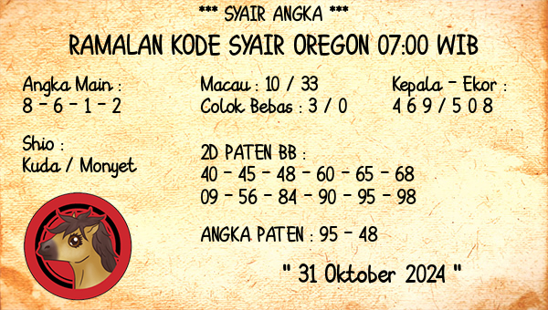 Prediksi Oregon 07:00 WIB