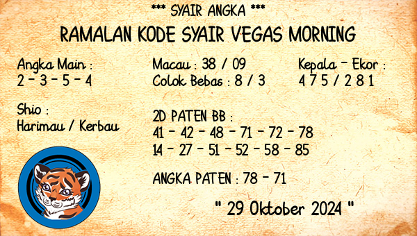 Prediksi Vegas Morning