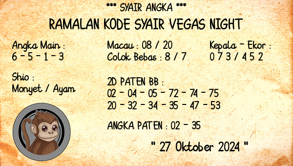 Prediksi Vegas Night