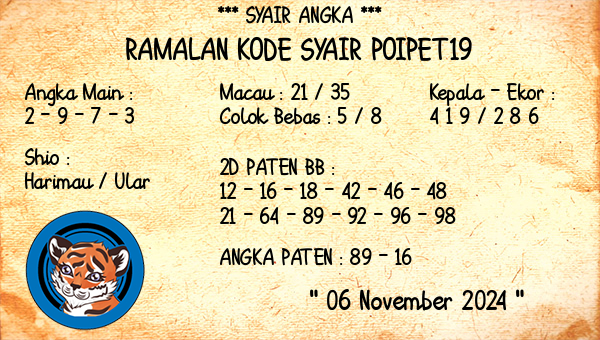 Prediksi Poipet19