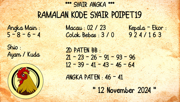 Prediksi Poipet19