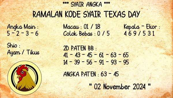 Prediksi Texas Day