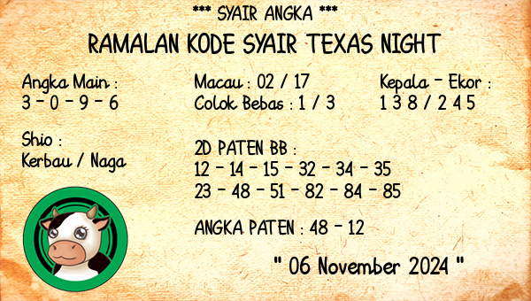 Prediksi Texas Night