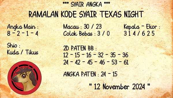 Prediksi Texas Night